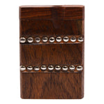 Steel Dotted Small Wooden Dugout 3 Inches