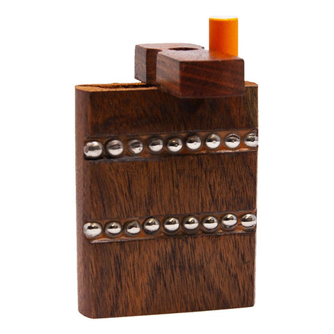 Steel Dotted Small Wooden Dugout 3 Inches