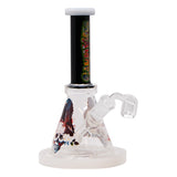Skull Raven Tropical Series 8 Inches Ganjavibes Dab Rig and Bong