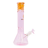 Maple Glass Pink Color Beaker Bong 14 Inches