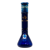 Maple Glass Blue Color Beaker Bong 14 Inches