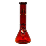 Maple Glass Amber Color Beaker Bong 12 Inches