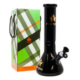 Maple Glass  Black Color Beaker Bong 12 Inches