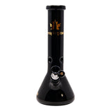Maple Glass  Black Color Beaker Bong 12 Inches