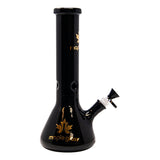 Maple Glass  Black Color Beaker Bong 12 Inches