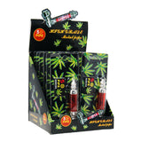 Heavy Long See Through Smoking Metal Pipe 6Inches