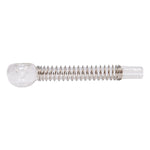 Spring Design 5 Inches Glass Pipe With Metal Bowl