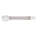Spring Design 5 Inches Glass Pipe With Metal Bowl