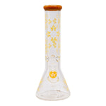 Yellow Autumn Leaves Glass Bong 12 Inches