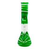 Green Mini Hook Percolated Zong Bong 10 Inches