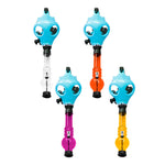 Sky Blue Glow In Dark Gas Mask Bong