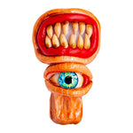 Teeth Grinding Blue-Eyed Monster Hand Pipe 5 Inches