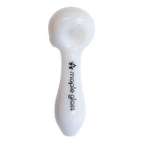 Maple Glass White Classic Pipe 6 Inches