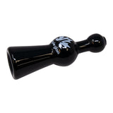Maple Glass Black Cobalt Glass Chillum Pipe 4 Inches