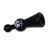 Maple Glass Black Cobalt Glass Chillum Pipe 4 Inches
