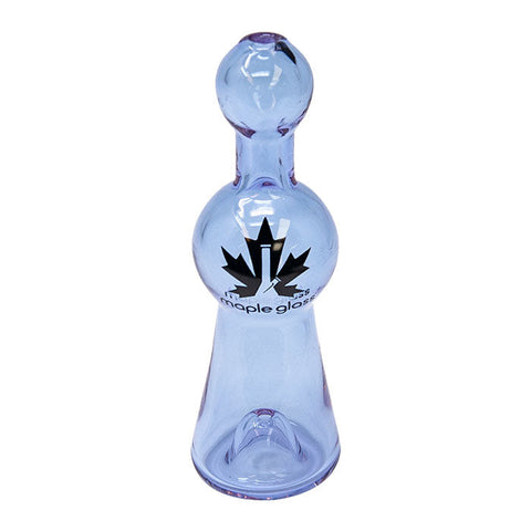 Maple Glass Purple Cobalt Glass Chillum Pipe 4 Inches