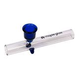 Maple Glass Blue Glass Pipe 4.5 Inches