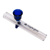 Maple Glass Blue Glass Pipe 4.5 Inches