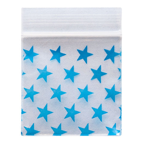 Apple Bag Blue Star 15x15