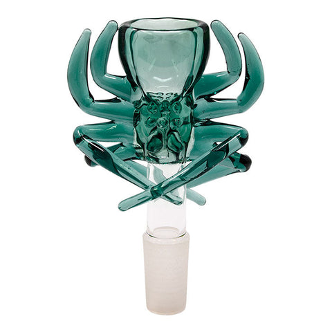 Lake Green Tarantula Glass Bowl With 14mm Joint