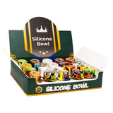Round Shaped Graphics Design Silicon Bowls 14 And 19mm