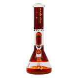 Amber Maple Glass Tree Percolator Bong 14 Inches