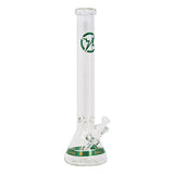 Teal Green Karma Series 9mm Thick Beaker 18 Inches Bong By Soul Glass