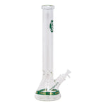 Teal Green Karma Series 9mm Thick Beaker 18 Inches Bong By Soul Glass