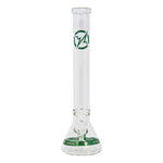 Teal Green Karma Series 9mm Thick Beaker 18 Inches Bong By Soul Glass