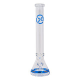 Blue Karma Series 9mm Thick Beaker 18 Inches Bong By Soul Glass