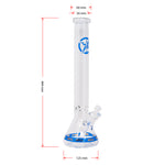 Blue Karma Series 9mm Thick Beaker 18 Inches Bong By Soul Glass