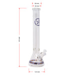 Purple Karma Series 9mm Thick Beaker 18 Inches Bong By Soul Glass