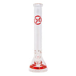 Red Karma Series 9mm Thick Beaker 18 Inches Bong By Soul Glass