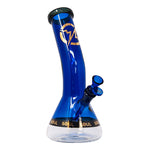 Blue Specter Series 12 Inches Bent Neck Beaker Bong by Soul Glass