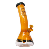 Espresso Specter Series 12 Inches Bent Neck Beaker Bong by Soul Glass