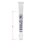 Purple Spider Glass Stem 4 Inches 14mm