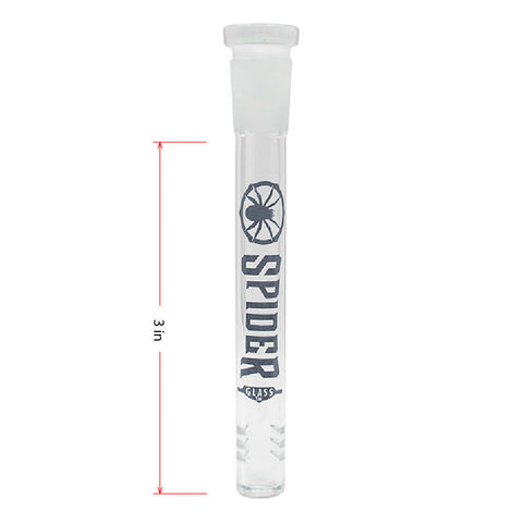 Grey Spider Glass Stem 3 Inches 14mm
