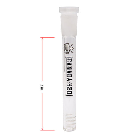 Crown Glass Canada 420 Black Stem 3 Inches 14mm