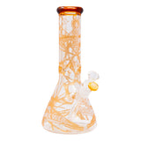 Golden Darkweb Series Spider Glass Beaker Bong 12 Inches