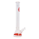 Soul Glass 9mm Thick Red Glass Beaker Bong 24 Inches