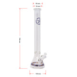Soul Glass 9mm Thick Purple Glass Beaker Bong 24 Inches