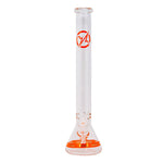 Soul Glass 9mm Thick Orange Glass Beaker Bong 24 Inches