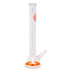 Soul Glass 9mm Thick Orange Glass Beaker Bong 24 Inches