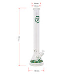 Soul Glass 9mm Thick Teal Glass Beaker Bong 24 Inches