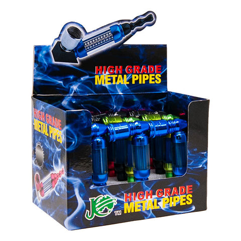 Anodized Smoke Visible Metal Pipe 4 Inches