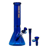 Blue Hexagonal 12 Inches Bong By Cannatonik