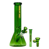 Green Hexagonal 12 Inches Bong By Cannatonik