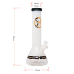 White Reborn Series 12 Inches Beaker Bong By Soul Glass