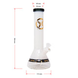 White Reborn Series 12 Inches Beaker Bong By Soul Glass