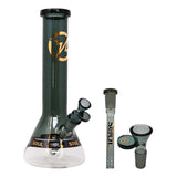 Gray Reborn Series 12 Inches Beaker Bong By Soul Glass